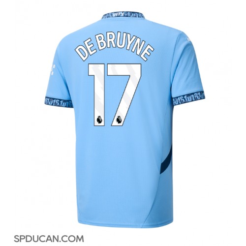 Muški Nogometni Dres Manchester City Kevin De Bruyne #17 Domaci 2024-25 Kratak Rukav